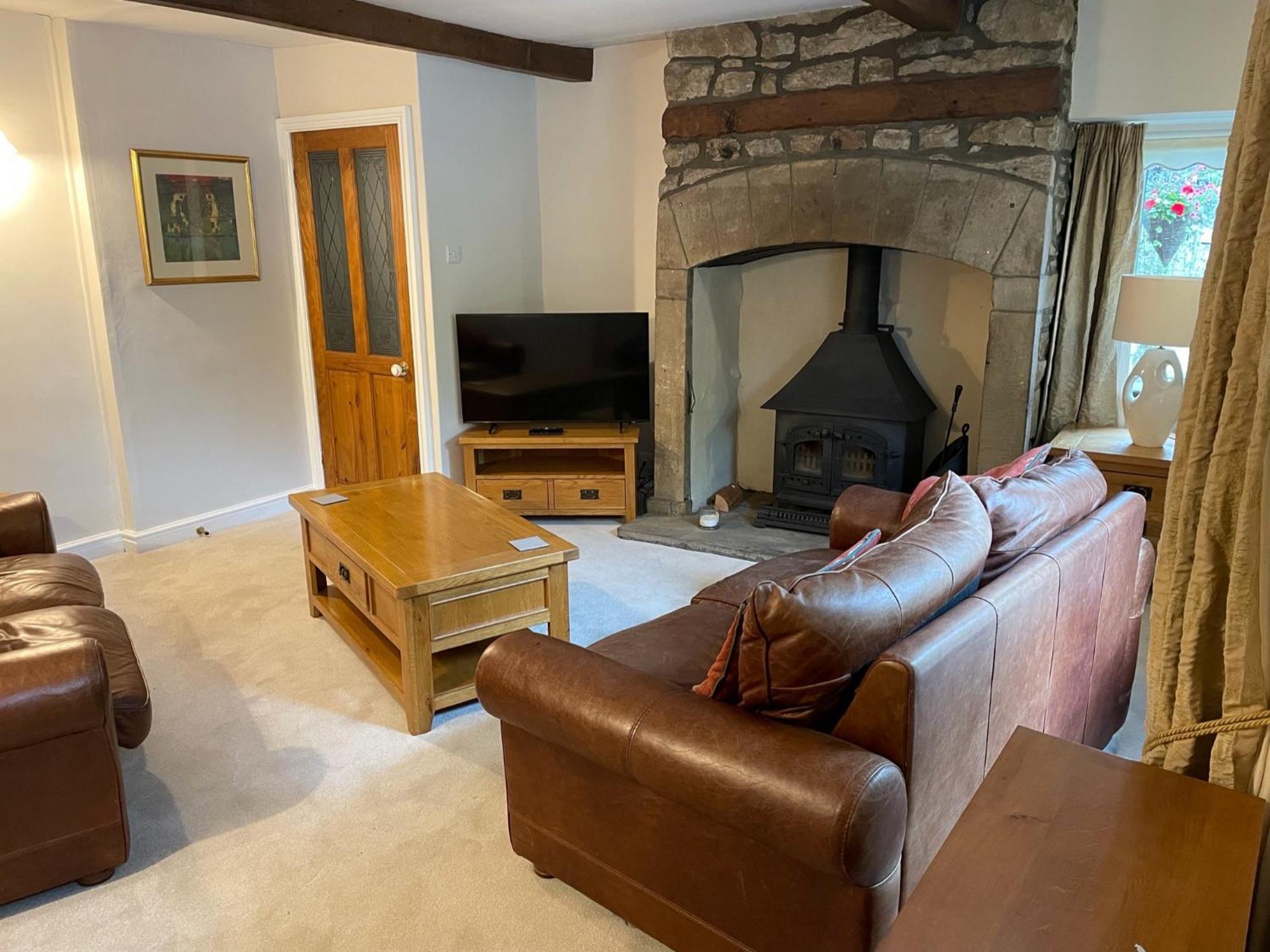 Ashfield House Hotell Grassington Rum bild The living room at The Old School House, 2019